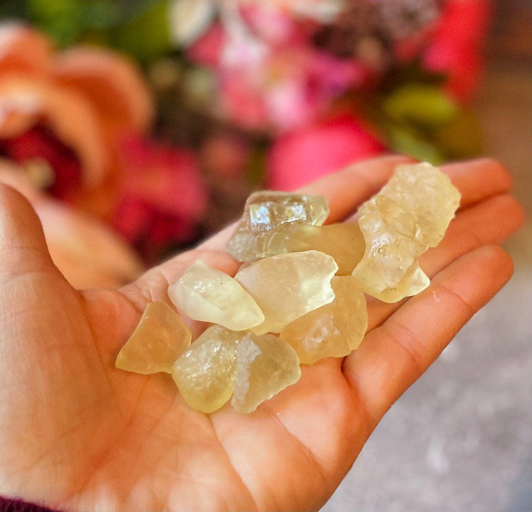 Bulk Libyan Desert Glass, Libyan Gold Tektite, 50 Gram Bags