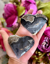 Load image into Gallery viewer, Volcano Agate Hearts
