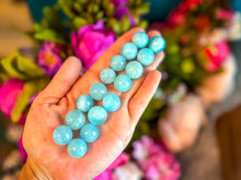 Load image into Gallery viewer, Mini Aquamarine Spheres, 20-25mm
