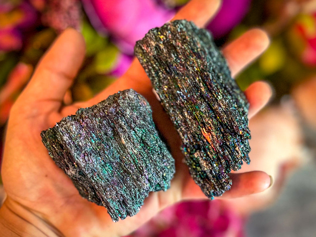 Rainbow Hematite, Silicon Carbide